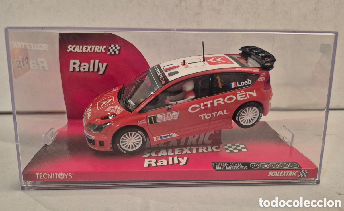 Scalextric: SCALEXTRIC RALLY- CITROEN C4 WRC RALLY MONTECARLO, NUEVO SIN DESPRECINTAR