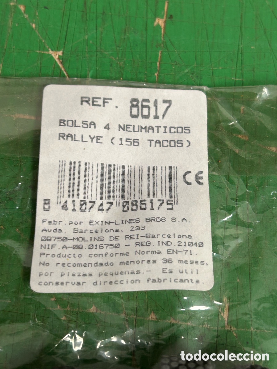 Scalextric: EXIN RF 8617 4 NEUMATICOS RALLYE 156 TACOS