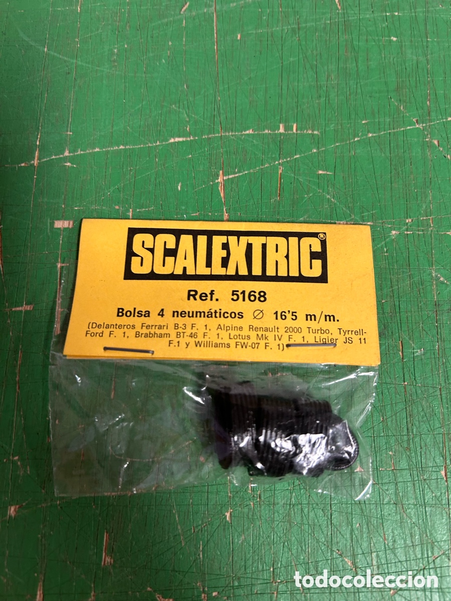 Scalextric: SCALEXTRIC BOLSA CUATRO NEUMATICOS 16,5 MMRF 5168
