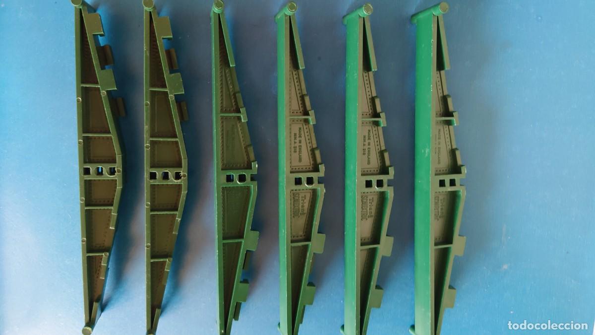 Scalextric: LOTE PERALTES SCALEXTRIC SOPORTES GRAN PUENTE SCALEXTRIC