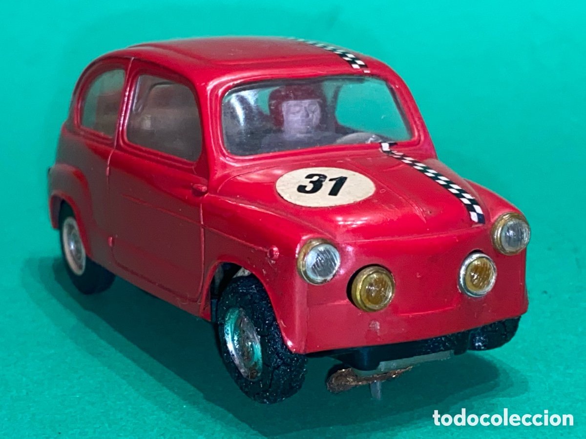 Scalextric: Scalextric TRIANG, Seat 600 Rojo, segunda serie.