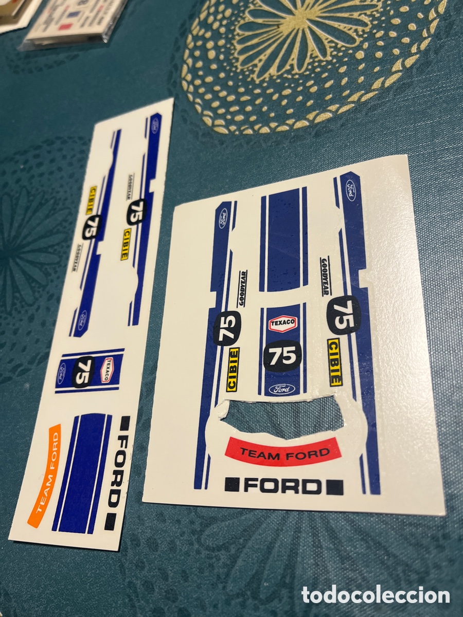 Scalextric: Calcas Ford Fiesta 75 de Scalextric Exin
