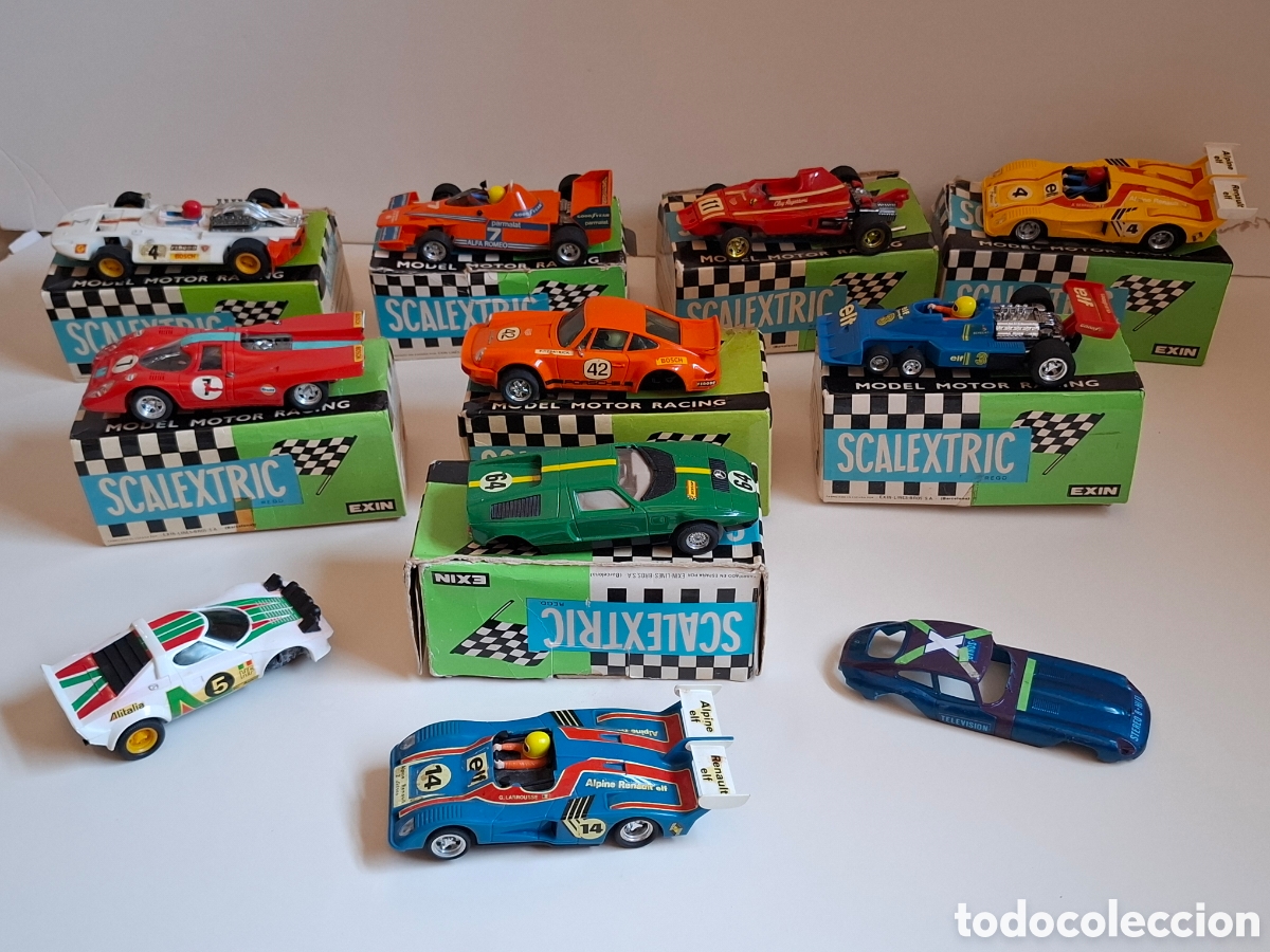 Scalextric: GRAN LOTE DE SCALEXTRIC EXIN ORIGINAL