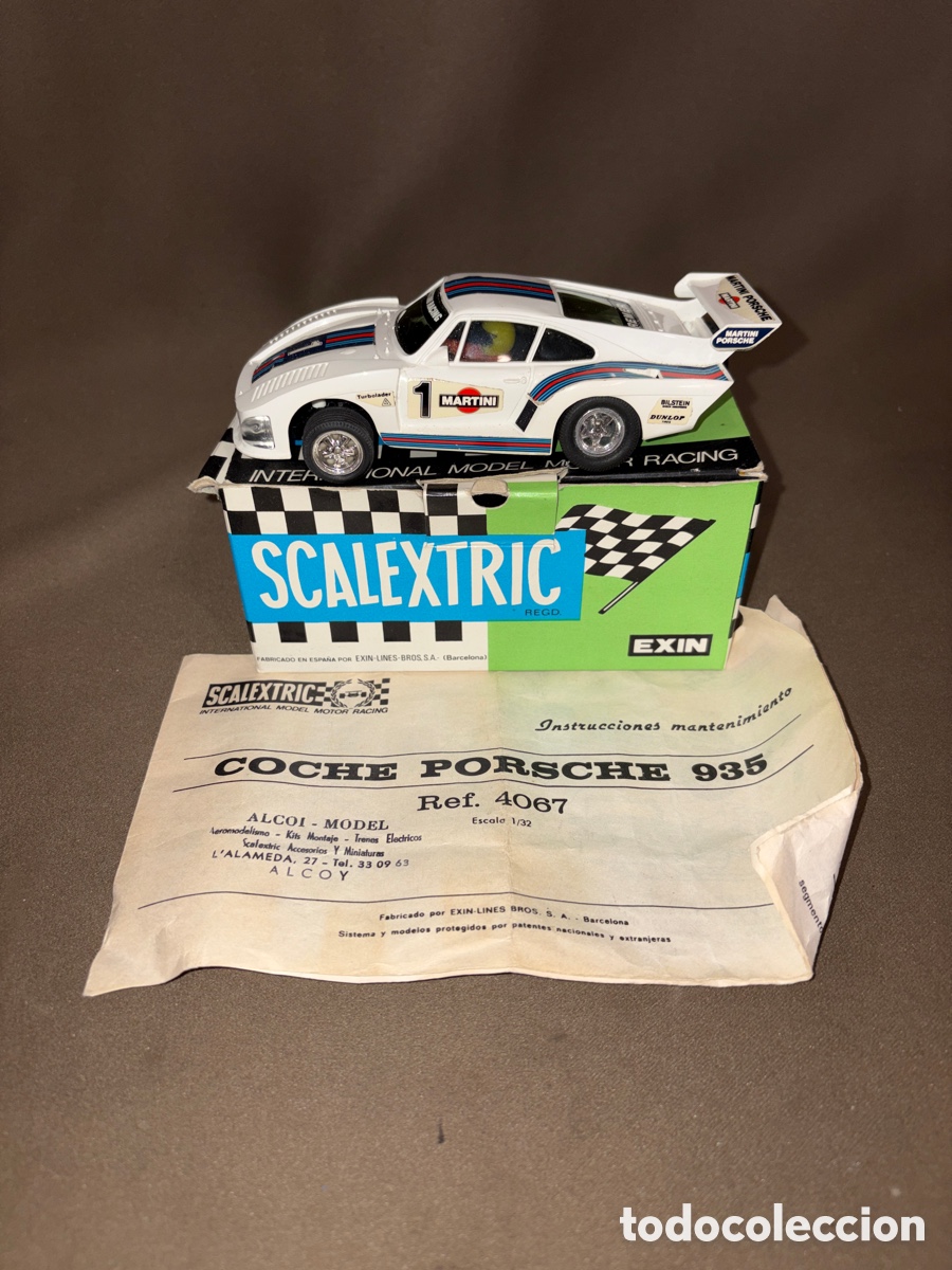 Scalextric: PORSCHE 935 MARTINI - SCALEXTRIC EXIN,EN SU CAJA ORIGINAL CON MANUAL*ver fotos*