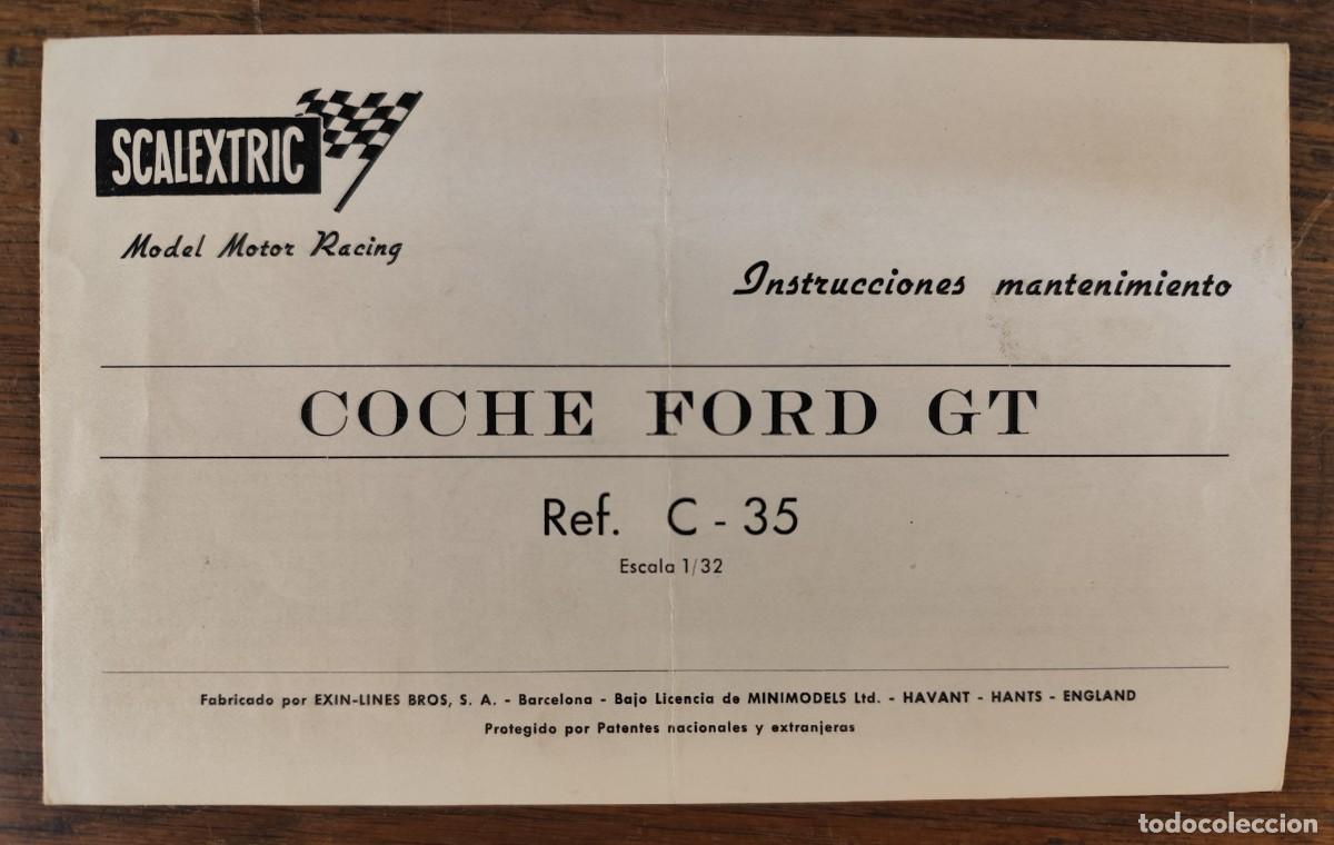 Scalextric: Scalextric Ford GT C-35, Model motor racing - Foto 11