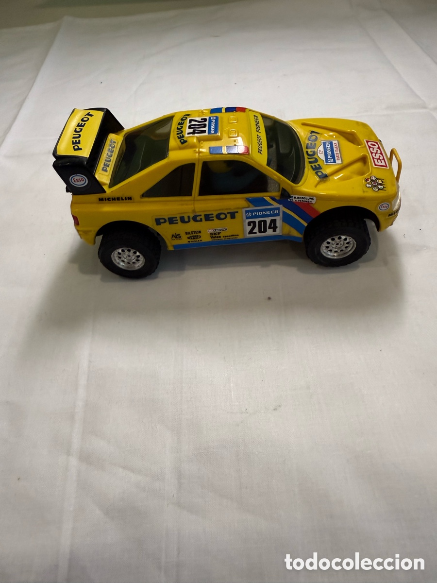 Scalextric: Scalextric Exin Peugeot 405 Turbo 16 Grand Raid Pioneer n&ordm; 204 &ndash; Made in Spain &ndash; Original
