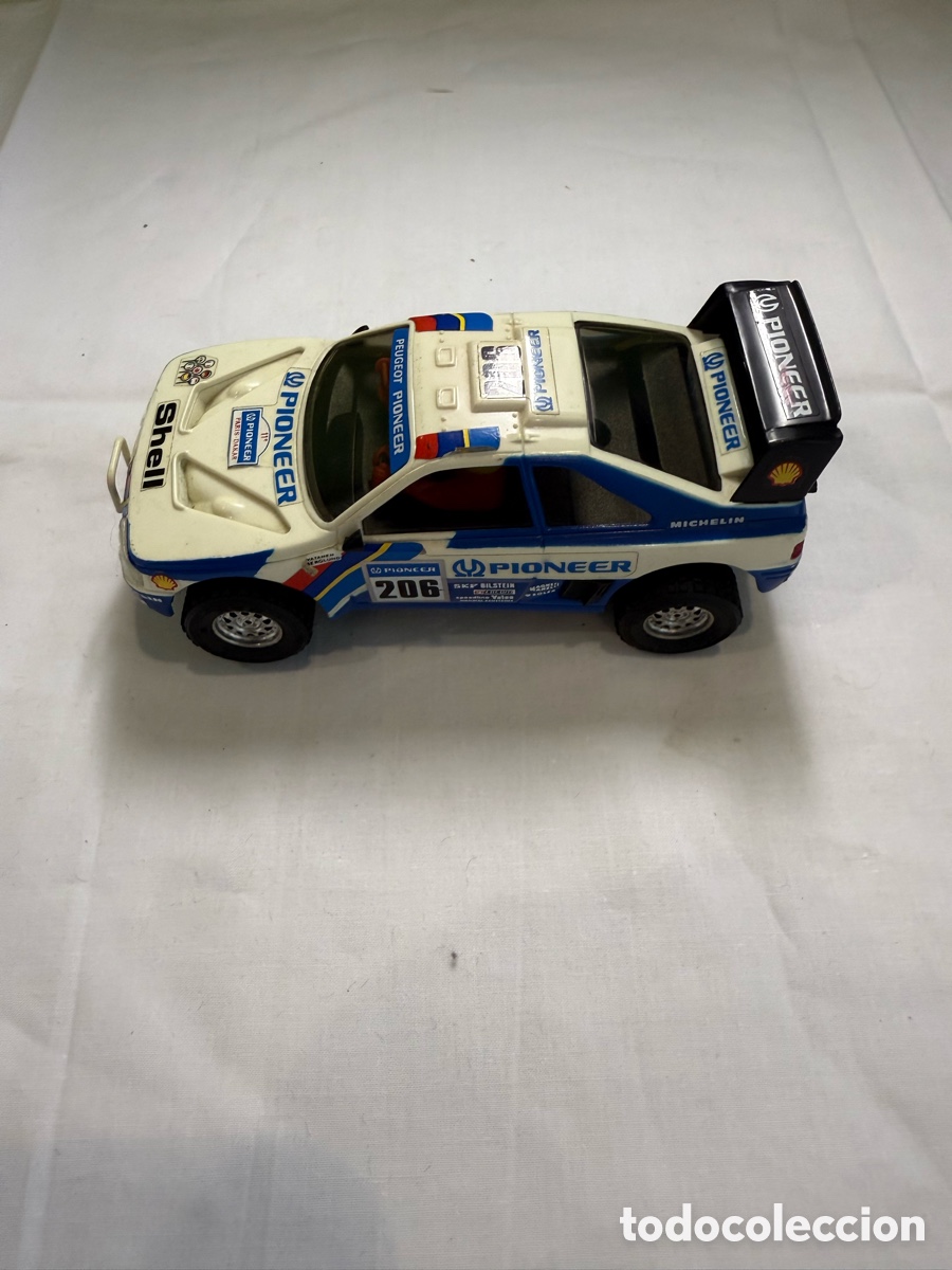Scalextric: Scalextric SCX Peugeot 405 Turbo 16 Pioneer n&ordm; 206 Made in Spain Original
