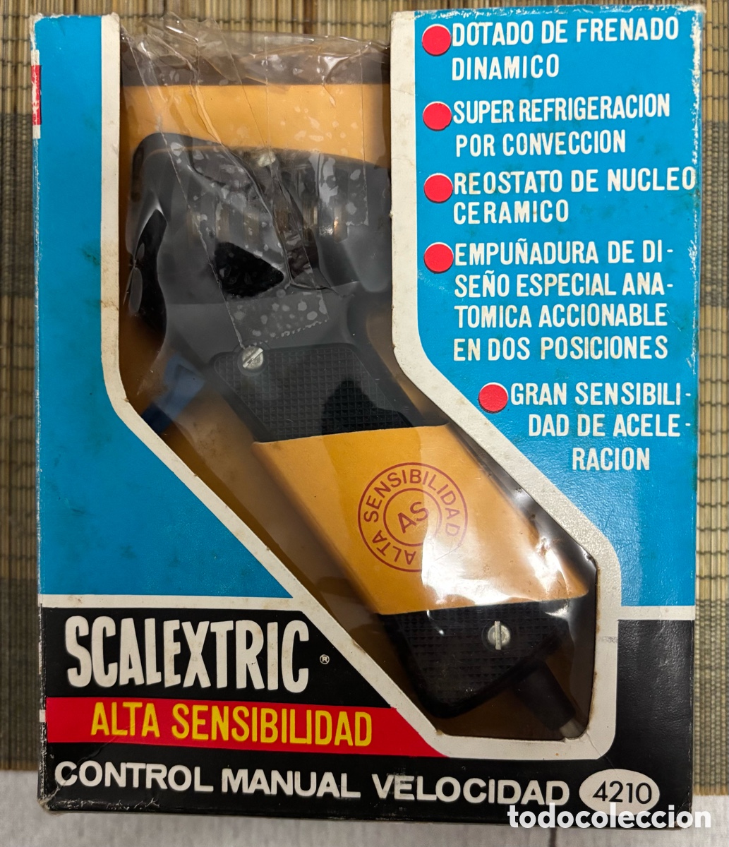 Scalextric: Scalextric Exin Ref. 4210 &rdquo;Control Manual de Velocidad Alta Sensibilidad&rdquo;.