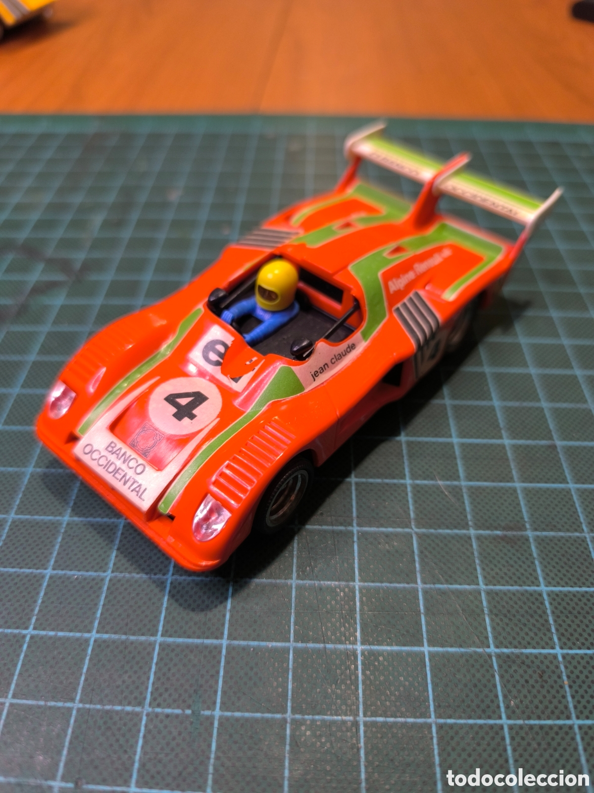 Scalextric: ORIGINAL Renault Alpine banco occidental Scalextric exin
