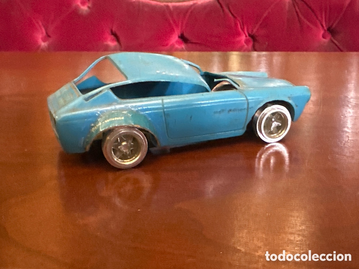 Scalextric: SCALEXTRIC TC - 850 1&ordf; SERIE AZUL C-42 CHASIS Y CARROCERIA PARA RESTAURAR