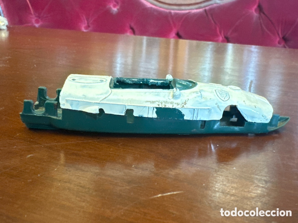 Scalextric: COCHE SCALEXTRIC FERRARI VERDE (REF: PAT.NOS.842.895/ 239.155/249.531 /SCALEXTRIC TRIANG) A&Ntilde;OS 60/70