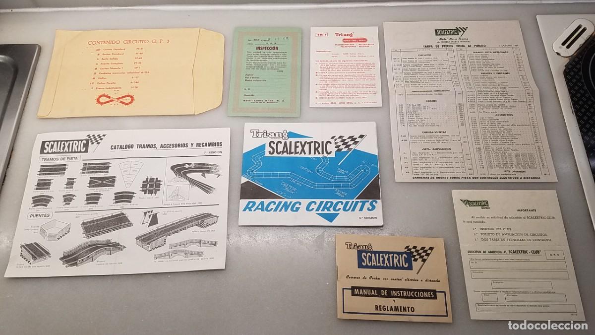 Scalextric: SLOT SCALEXTRIC EXIN SOBRE DOCUMENTACI&Oacute;N CIRCU&Iacute;TO GP3 GP 3 GP-3