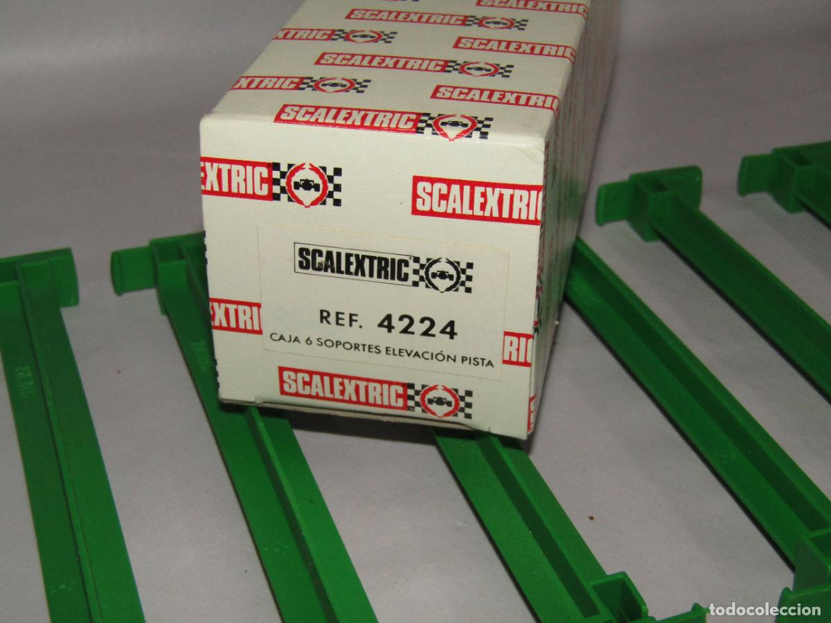 Scalextric: Antigua Caja 6 Soportes Elevaci&oacute;n Pista Ref. 4224 de SCALEXTRIC EXIN