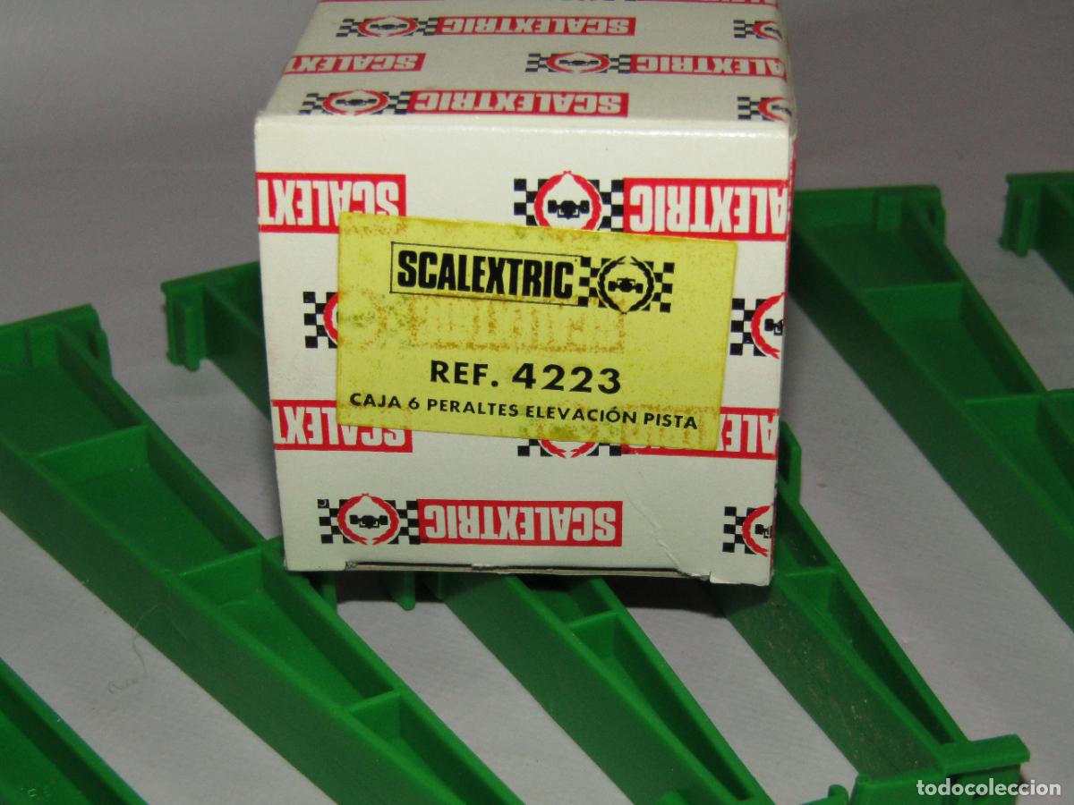 Scalextric: Antigua Caja 6 Peraltes Elevaci&oacute;n Pista Ref. 4223 de SCALEXTRIC EXIN