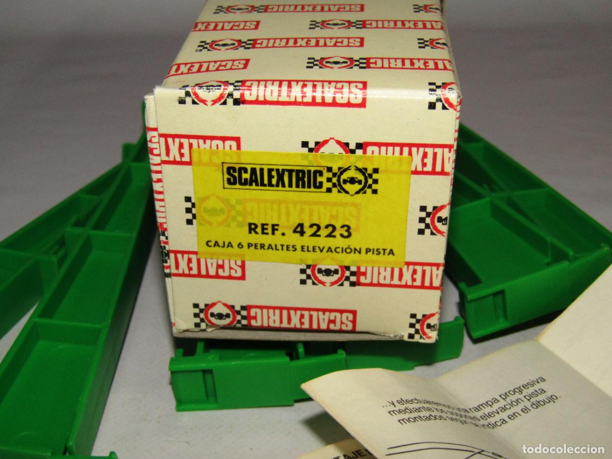 Scalextric: Antigua Caja 6 Peraltes Elevaci&oacute;n Pista Ref. 4223 de SCALEXTRIC EXIN