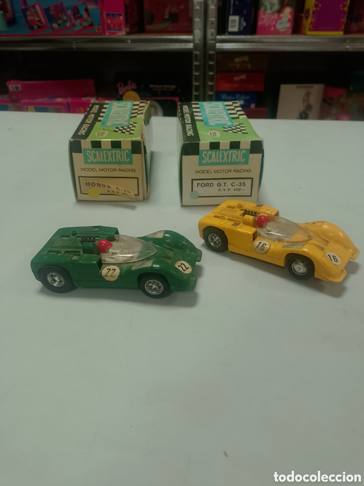 Scalextric: Lote despiece Scalextric chaparral