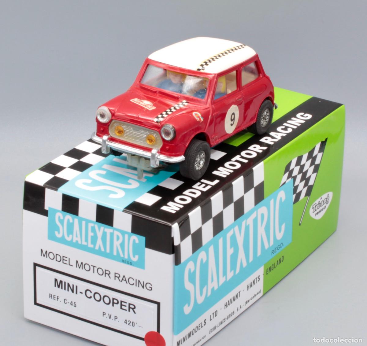 Scalextric: Mini Cooper C-45 rojo Scalextric Exin