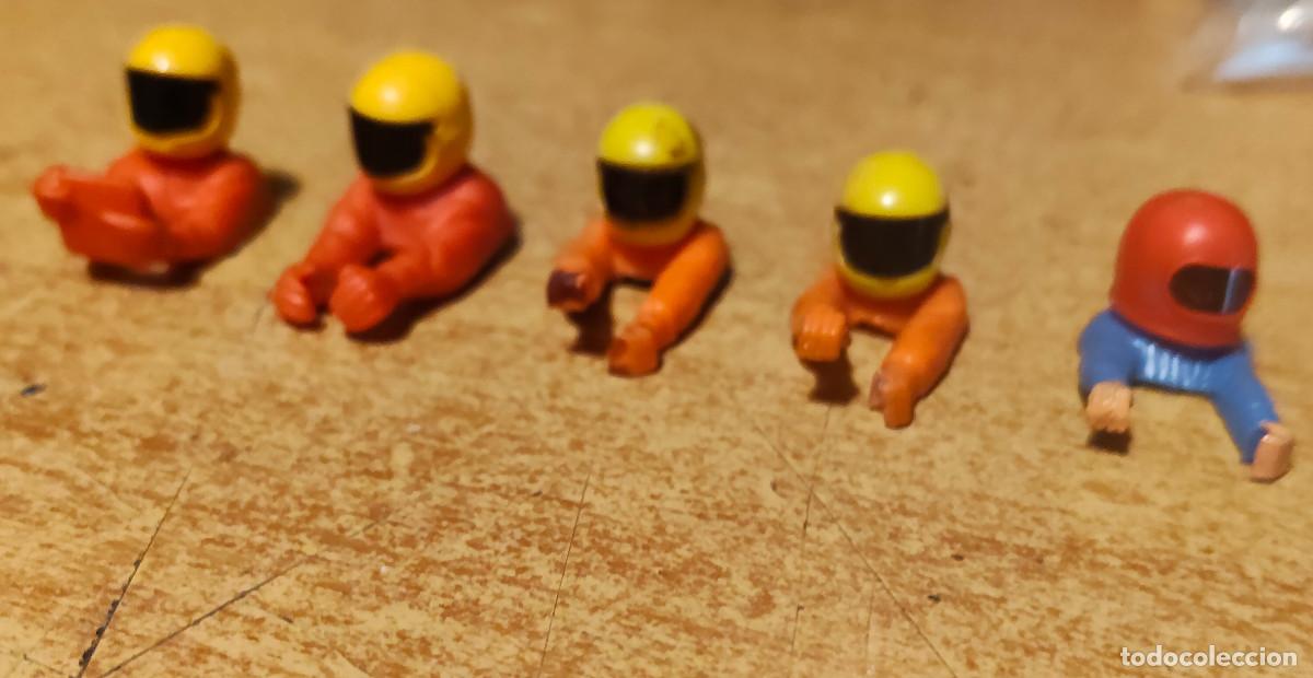 Scalextric: SLOT SCALEXTRIC EXIN piloto original - 5 pilotos muy antiguos