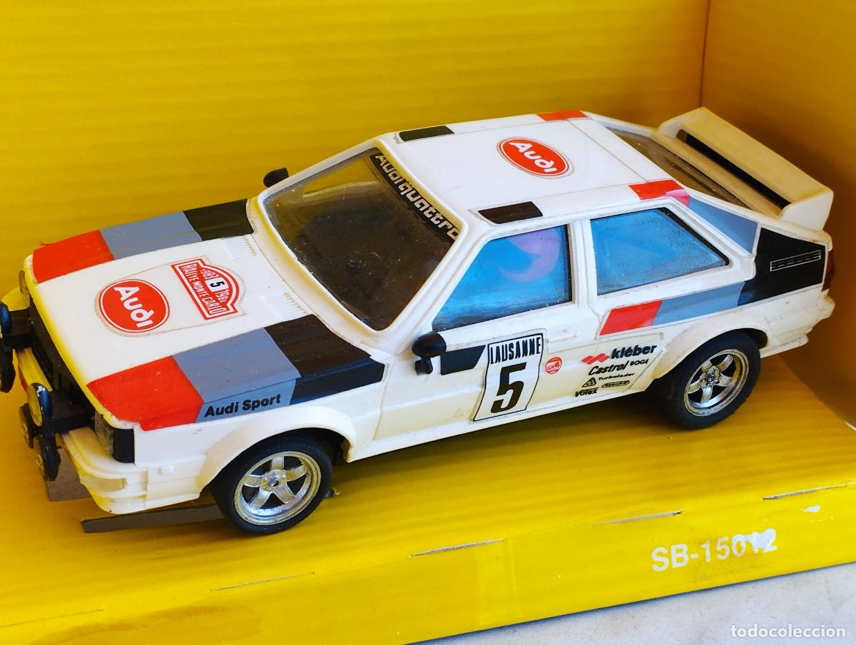 Scalextric: AUDI QUATTRO BLANCO DE SCALEXTRIC EXIN EN SU CAJA MUY BUENO