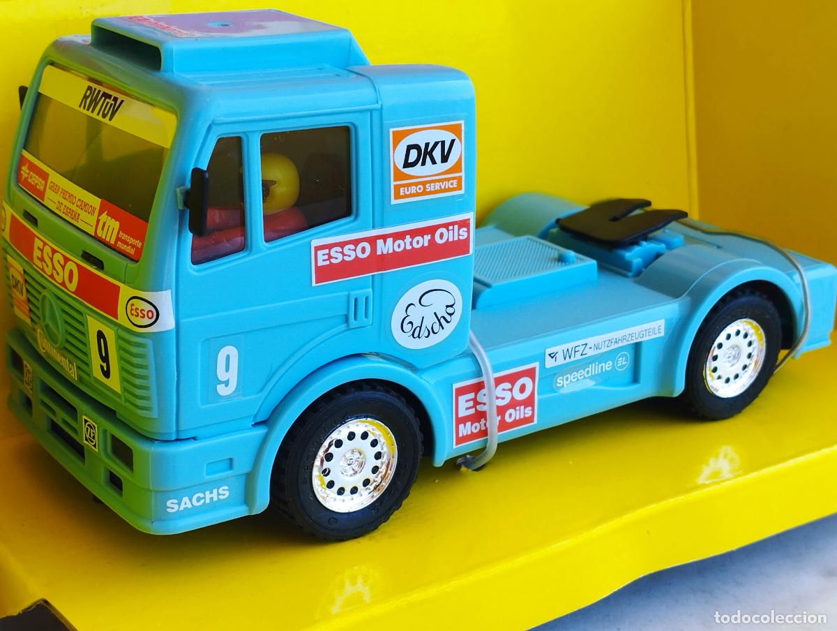 Scalextric: CAMION MERCEDES ESSO DE SCALEXTRIC TYCO NUEVO EN SU CAJA