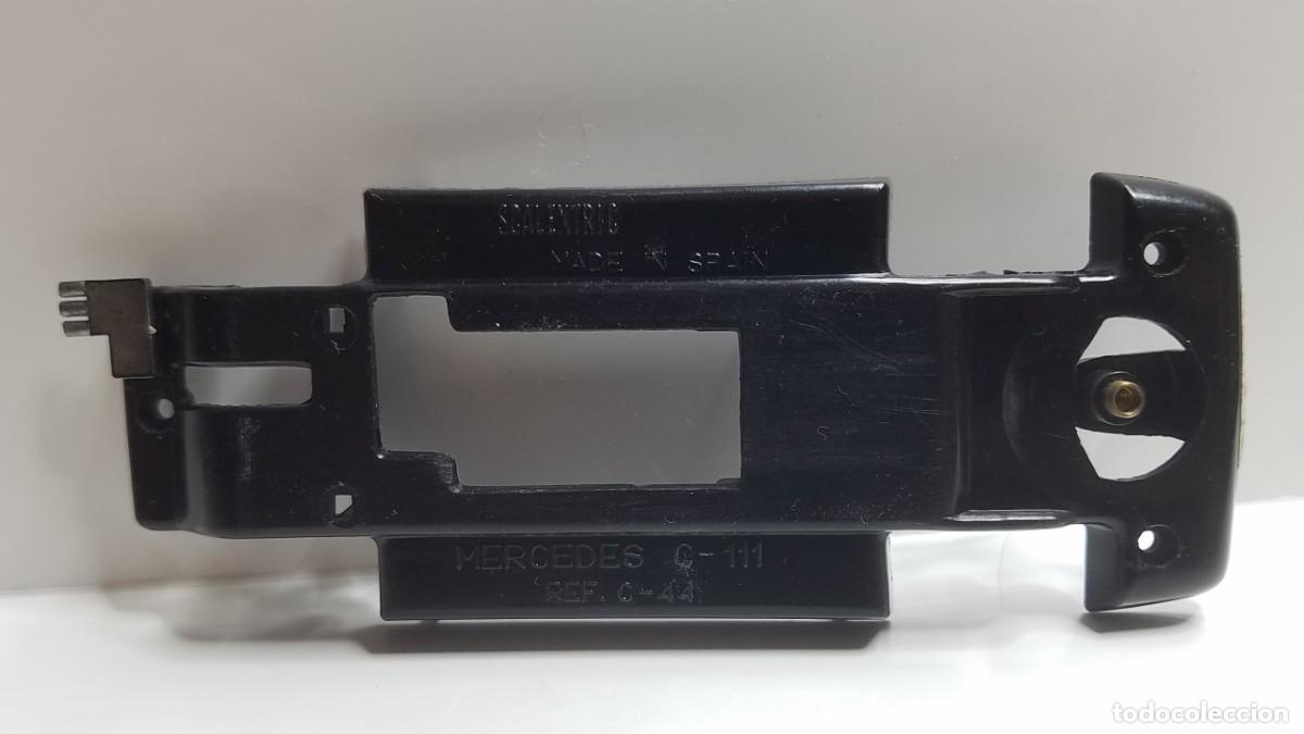 Scalextric: SLOT SCALEXTRIC EXIN CHASIS CON ESCAPES MERCEDES WANKEL C-111 C111 REF. C-44