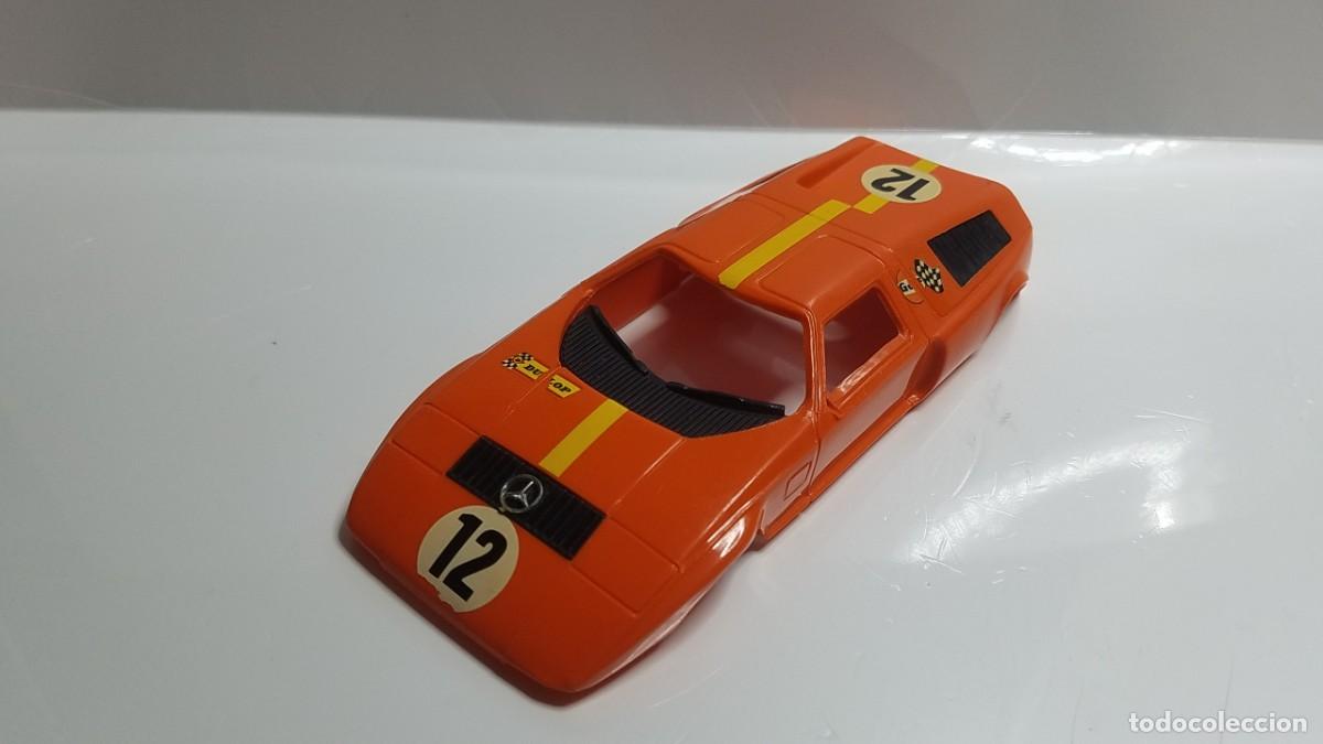 Scalextric: SLOT SCALEXTRIC EXIN CARROCERIA NARANJA MERCEDES WANKEL C-111 C111 REF. C-44