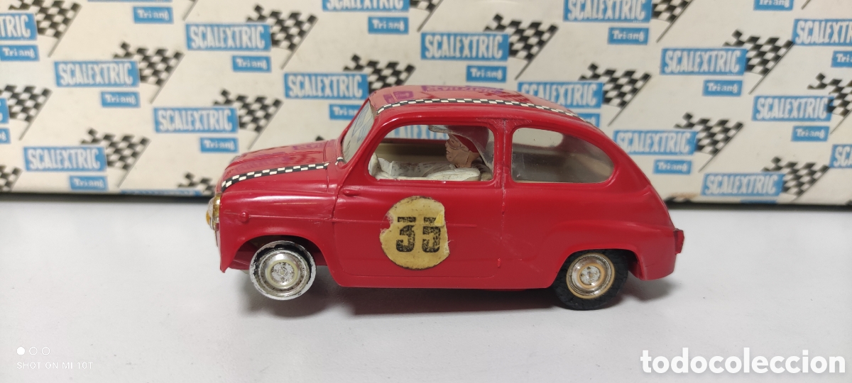 Scalextric: SEAT 600 ROJO PRIMERA SERIE SCALEXTRIC EXIN