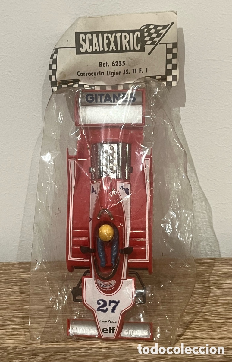 Scalextric: SCALEXTRIC: CARROCER&Iacute;A LIGIER JS. 11 F1, ROJO - CON BLISTER SIN ABRIR. EXIN - LINES BROS