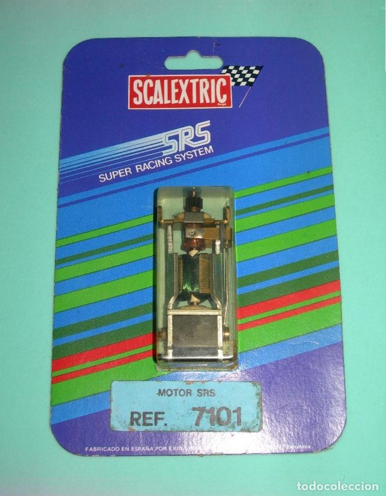 Scalextric: SCALEXTRIC EXIN - ANTIGUO MOTOR SRS - BOBINA VERDE - REF. 7101 - SIN USO EN BLISTER -