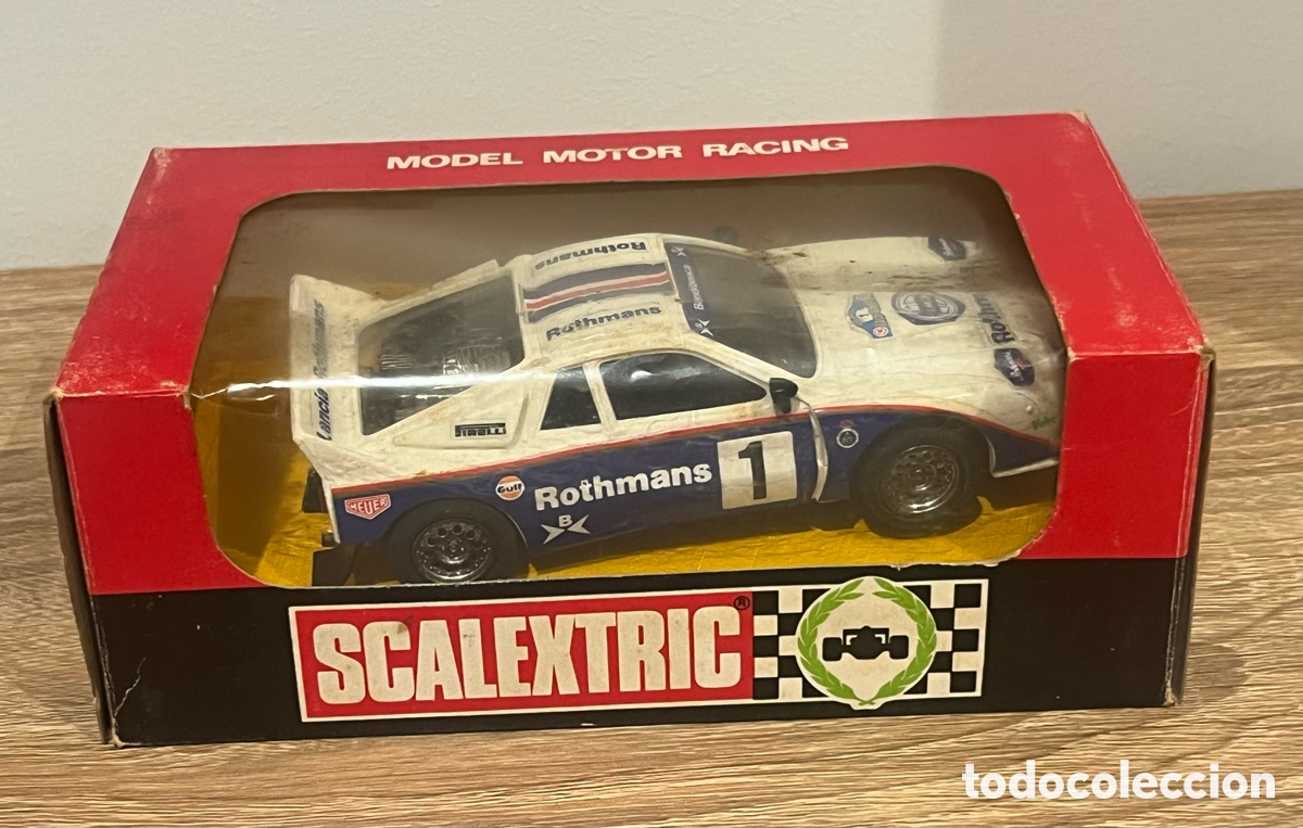 Scalextric: COCHE SCALEXTRIC: LANCIA RALLY ROTHMANS, 037 - CON SU CAJA ORIGINAL