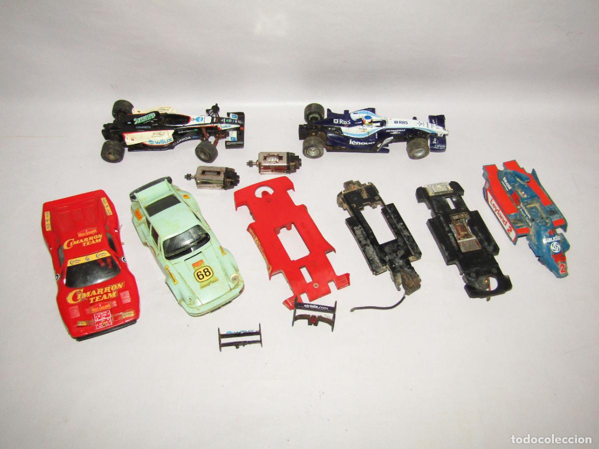 Scalextric: Antiguo Lote de Piezas de Coches de SCALEXTRIC de EXIN