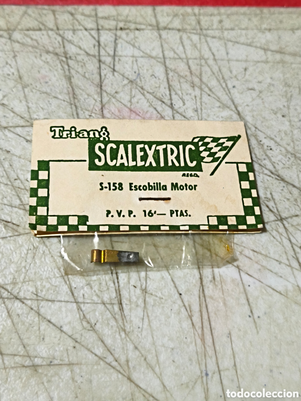 Scalextric: Escobilla motor S-158 TRI ANG SCALEXTRIC