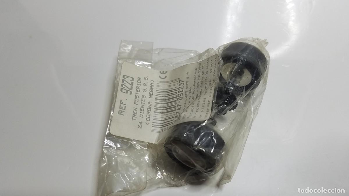 Scalextric: SLOT SCALEXTRIC EXIN SRS BLISTER BOLSA TREN POSTERIOR 24 DIENTES CORONA NEGRA REF. 9223