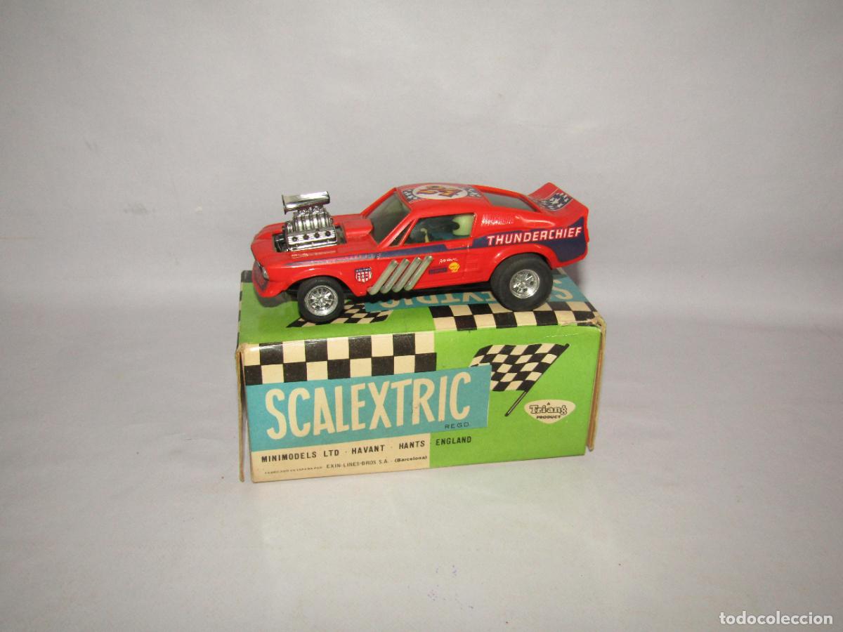 Scalextric: Antiguo FORD MUSTANG THUNDERCHIEF Ref. 4049 Rojo Claro de SCALEXTRIC EXIN - A&ntilde;o 1974