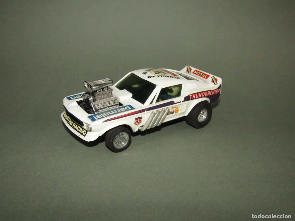 Scalextric: Antiguo FORD MUSTANG THUNDERCHIEF Ref. 4049 Blanco de SCALEXTRIC EXIN - A&ntilde;o 1974