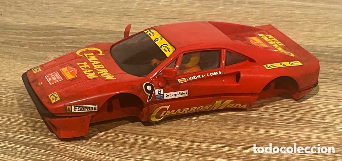 Scalextric: CARROCERIA SCALEXTRIC FERRARI GTO CIMARRON ROJO - EXIN