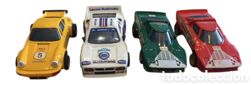 Scalextric: SCALEXTRIC LOTE 4 COCHES A&Ntilde;OS 70