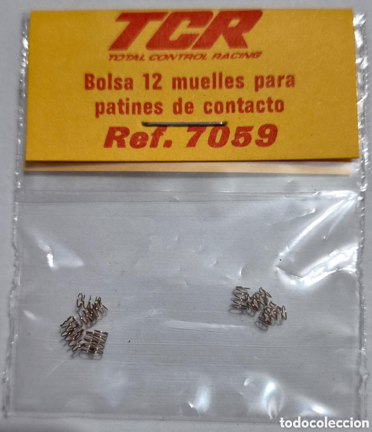 Scalextric: MODEL IBER TCR BOLSA 12 x MUELLES PARA PATINES DE CONTACTO REF. 7059 (2)