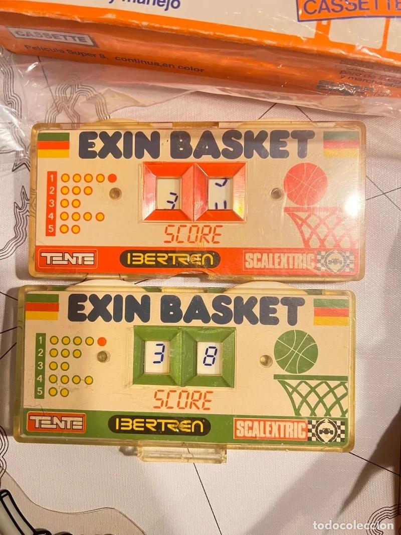 Scalextric: Marcadores Exin Basket. Tente Ibertren Scalextric
