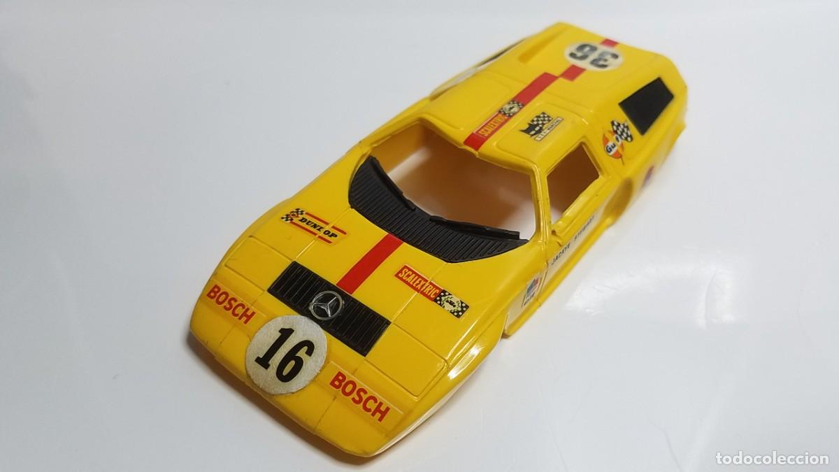 Scalextric: SLOT SCALEXTRIC EXIN CARROCERIA AMARILLA MERCEDES WANKEL C-111 C111 REF. C-44