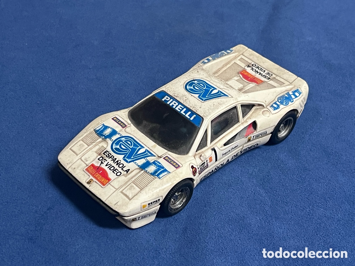 Scalextric: SLOT SCALEXTRIC Ferrari GTO Espa&ntilde;ola de video. Ref. 4075. Made in Spain