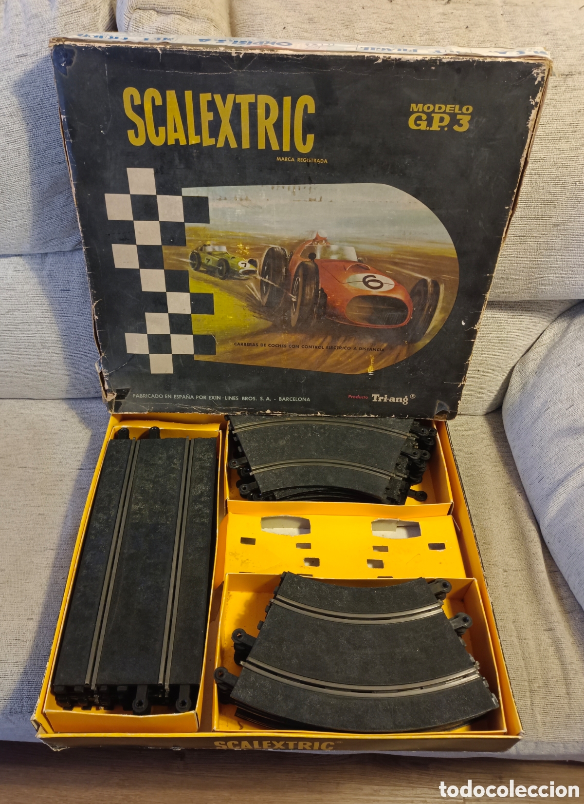 Scalextric: Caja circuito GP3 scalextric exin sin coches
