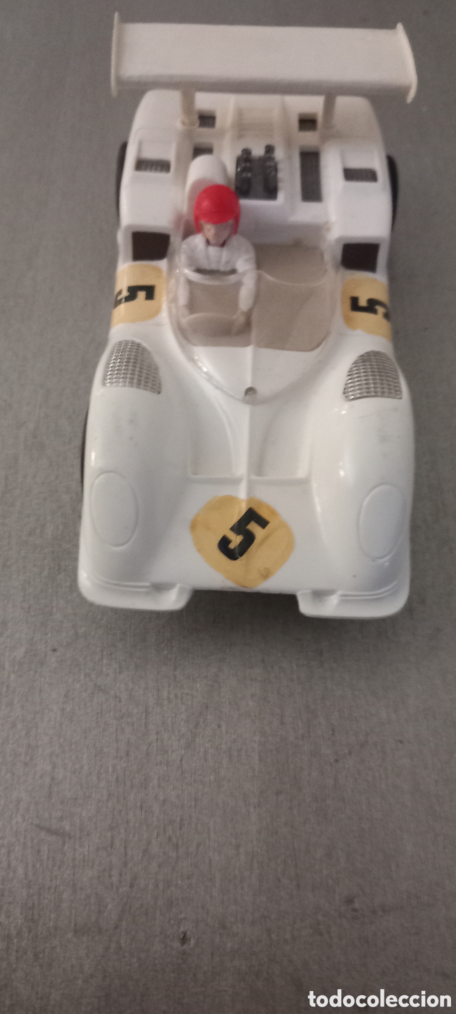 Scalextric: Chaparral blanco con aleron defectuoso