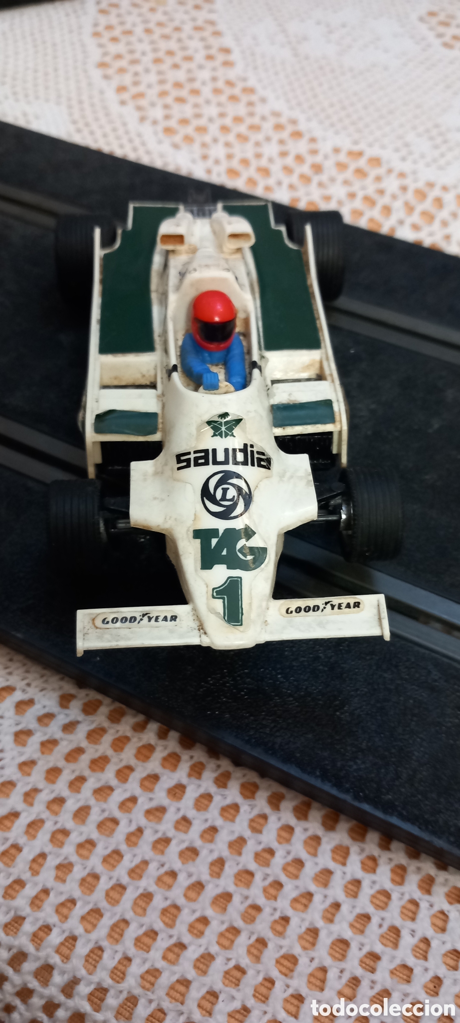 Scalextric: Ligier blanco sin aleron trasero