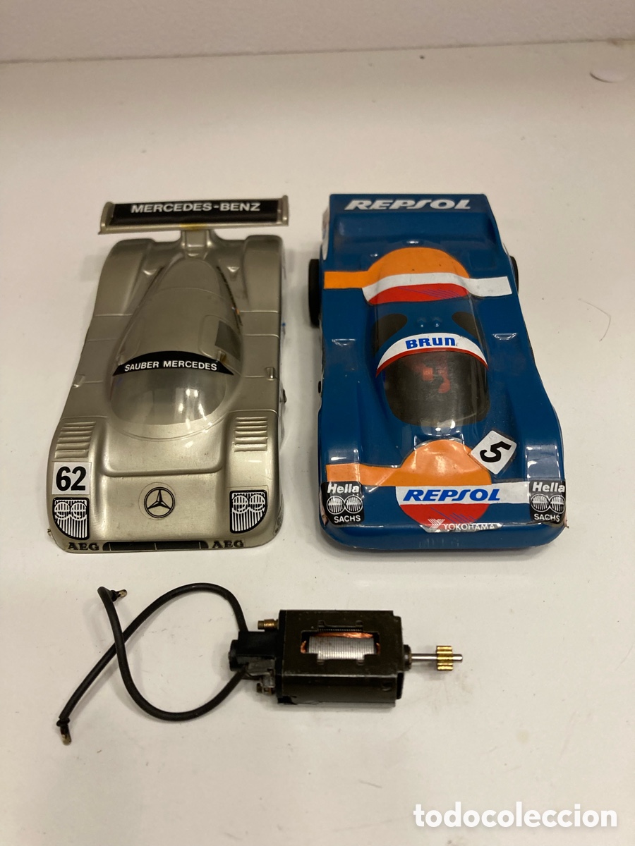 Scalextric: Lote Porsche 917 +carrocer&iacute;a Mercedes y un motor SRS Scalextric