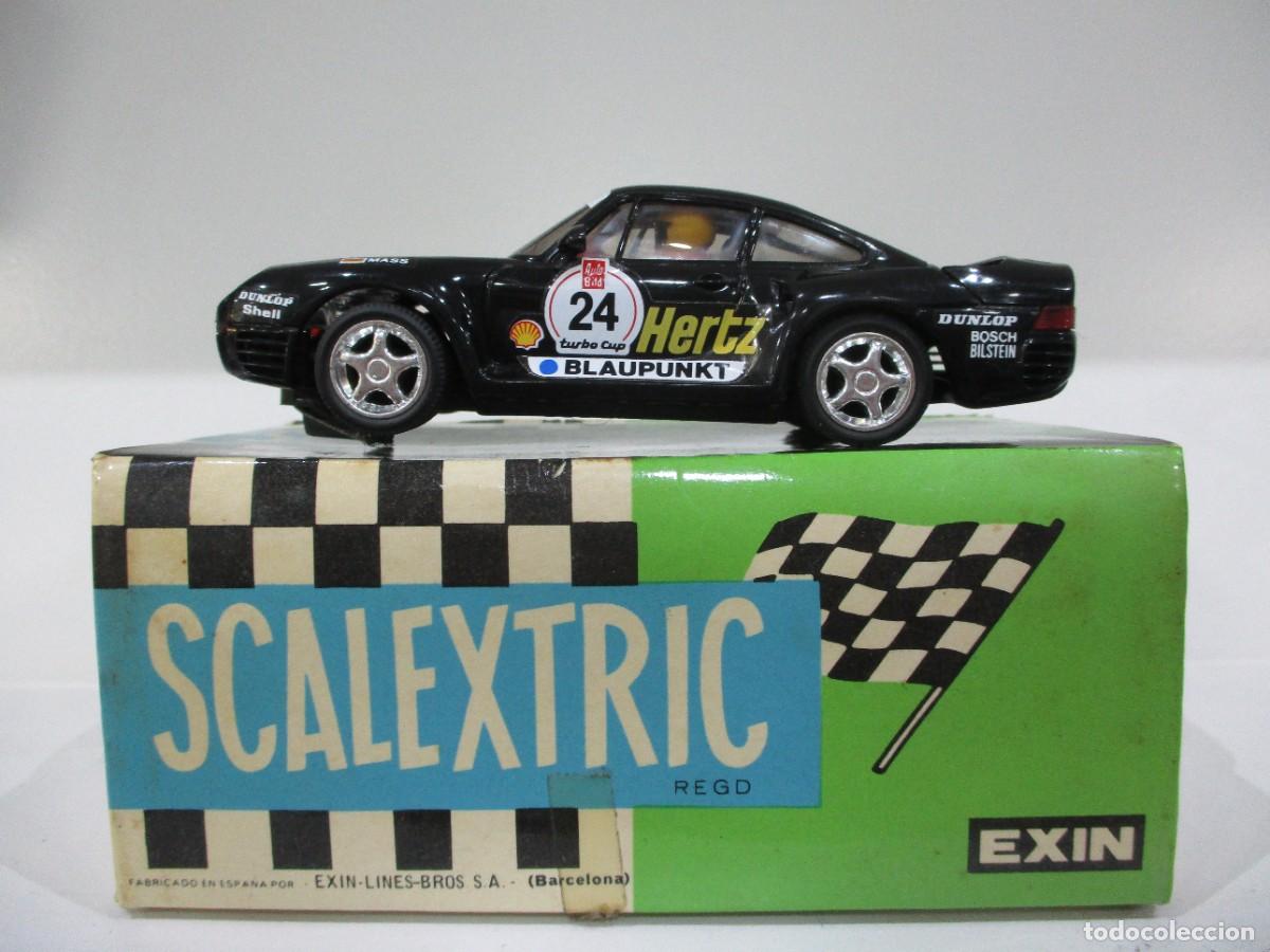 Scalextric: COCHE SCALEXTRIC - PORSCHE 959 - NEGRO HERTZ