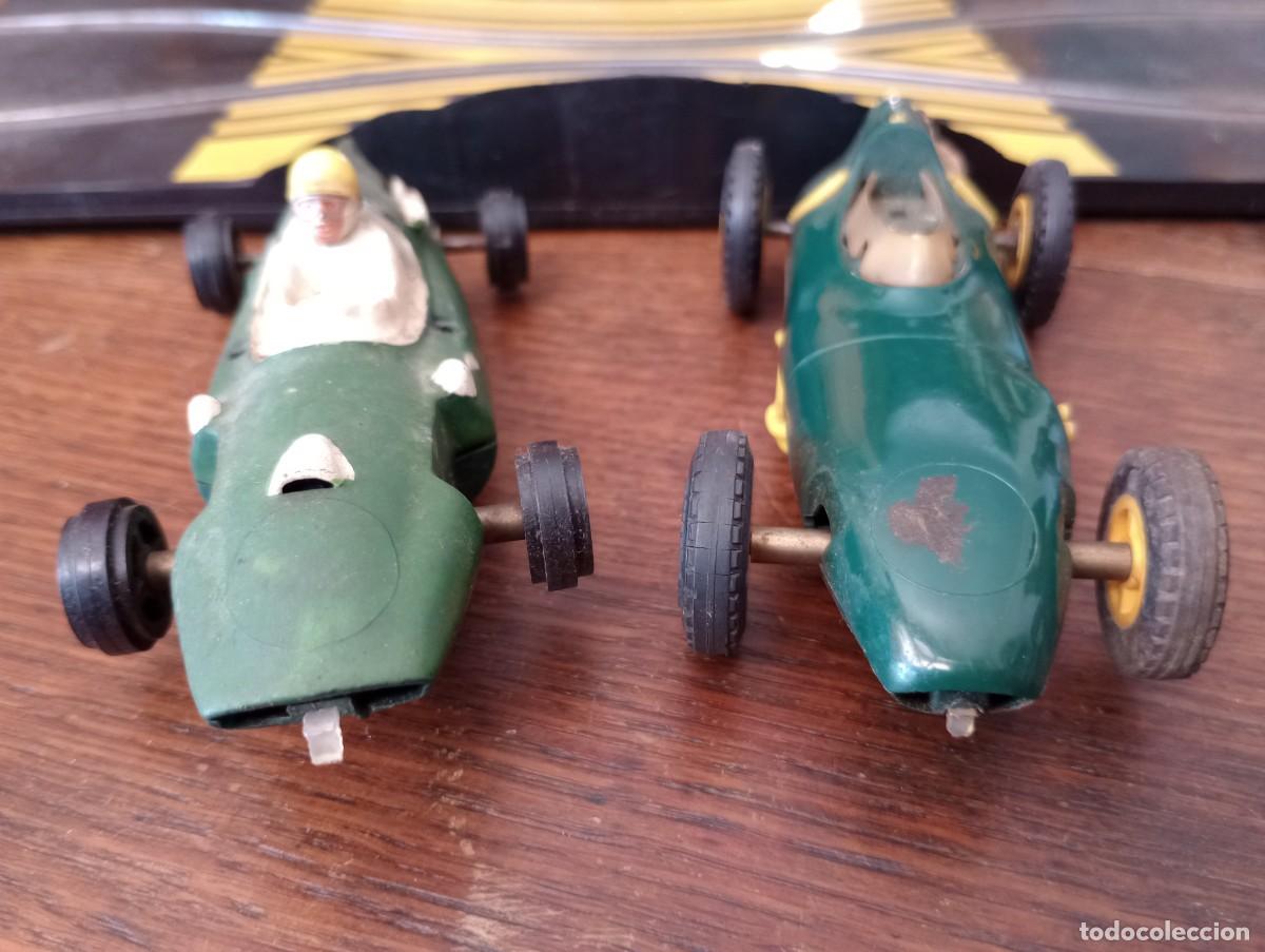 Scalextric: Lotus Tri-ang + Cooper MM C/58 carrocer&iacute;a, chasis y ejes, Scalextric