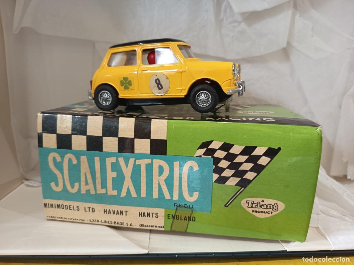 Scalextric: EXIN MINI COOPER AMARILLO SCALEXTRIC