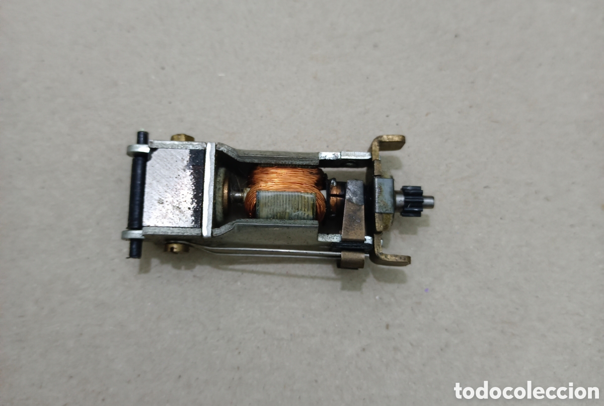 Scalextric: Motor abierto RX1 scalextric exin a&ntilde;os 70 funcionando