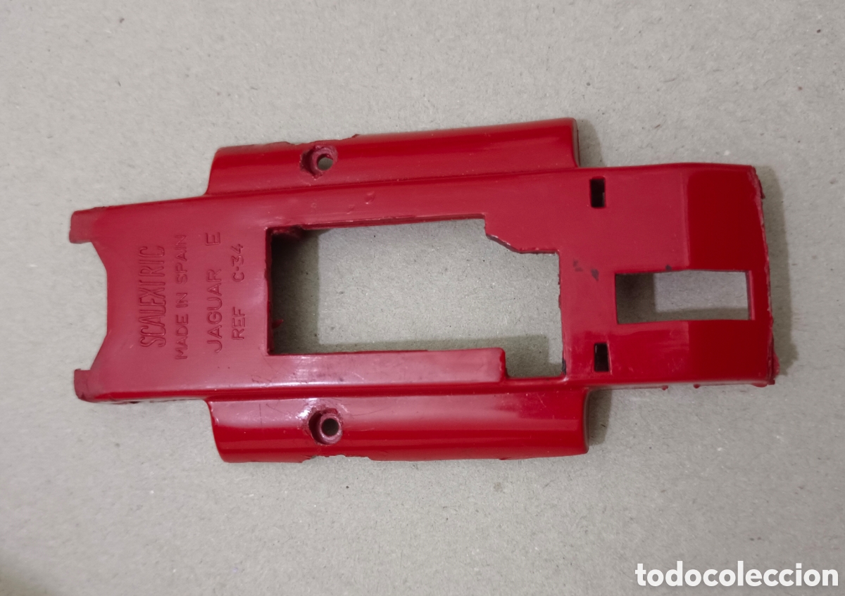 Scalextric: Chasis jaguar E scalextric exin recortado ideal para aprovechar sujecciones motor y eje trasero